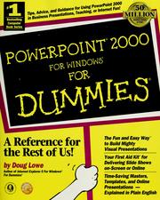 Cover of: PowerPoint 2000 for Windows for dummies by Doug Lowe