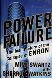 Cover of: Power Failure: The Inside Story of the Collapse of Enron