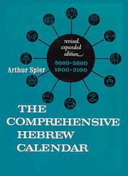 The comprehensive Hebrew calendar by Arthur Spier
