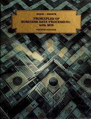 Cover of: Principles of business data processing with MIS