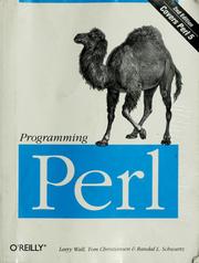 Cover of: Programming Perl by Larry Wall