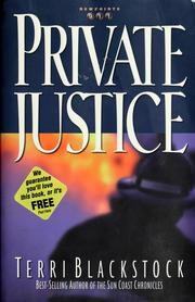 Cover of: Private justice by Terri Blackstock