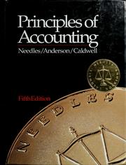 Cover of: Principles of accounting