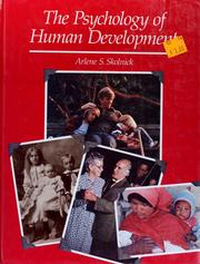 Cover of: The psychology of human development