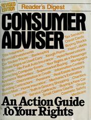 Cover of: Reader's digest consumer adviser: an action guide to your rights