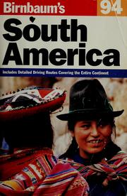 Cover of: Birnbaum's 94 South America by Alexandra Mayes Birnbaum