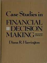 Cover of: Case studies in financial decision making
