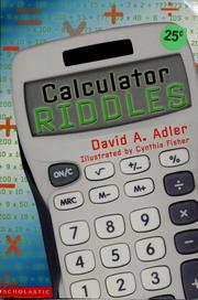 Cover of: Calculator riddles by David A. Adler