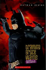 Cover of: Training Bruce Wayne