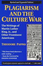 Cover of: Plagiarism and the culture war: the writings of Martin Luther King, Jr., and other prominent Americans