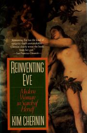 Cover of: Reinventing Eve: modern woman in search of herself