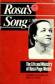 Cover of: Rosa's song by Oma Lou Myers