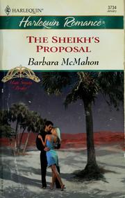 Cover of: THE SHEIKH'S PROPOSAL by Barbara McMahon