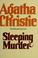 Cover of: Sleeping murder