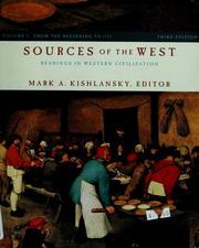 Cover of: Sources of the West | 
