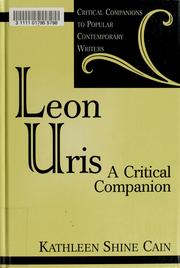 Cover of: Leon Uris: a critical companion