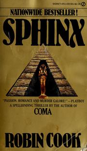 Cover of: Sphinx by Robin Cook