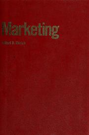 Cover of: Marketing by Robert D. Hisrich