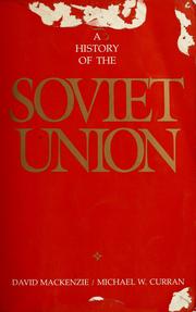 Cover of: A history of the Soviet Union