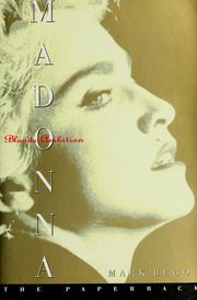 Cover of: Madonna: blonde ambition
