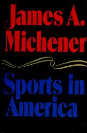 Cover of: Sports in America by James A. Michener