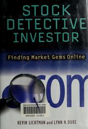 Cover of: Stock detective investor by Kevin Lichtman