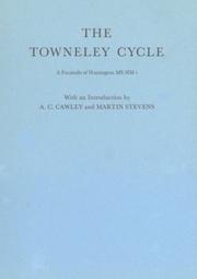 Cover of: The Towneley Cycle by Huntington Library and Art Gallery