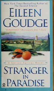 Cover of: Stranger in paradise: a Carson Springs novel