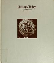 Cover of: Biology today