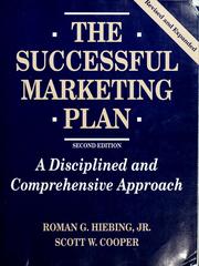 Cover of: The successful marketing plan: a disciplined and comprehensive approach