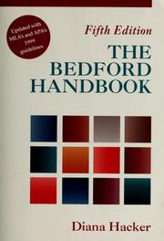 Cover of: The Bedford handbook by Diana Hacker, Diana Hacker