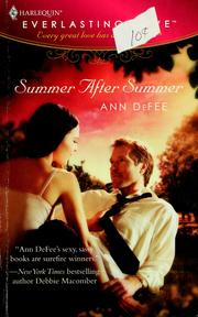 Cover of: Summer After Summer (Harlequin Everlasting Love) by Ann DeFee