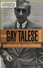 Cover of: The Gay Talese reader by Gay Talese