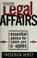 Cover of: Legal affairs