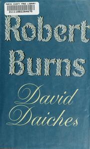 Cover of: Robert Burns by David Daiches