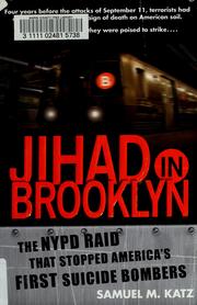 Cover of: Jihad in Brooklyn: The NYPD Raid That Stopped America's First Suicide Bombers