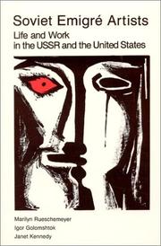 Cover of: Soviet emigré artists by Marilyn Rueschemeyer
