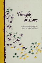 Cover of: Thoughts of love: a collection of poems on love