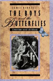 Cover of: The boys and the butterflies: a wartime rural childhood