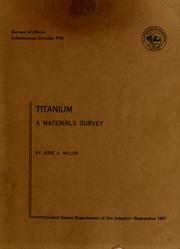Cover of: Titanium by Jesse A. Miller