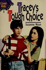 Cover of: Tracey's tough choice