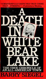 Cover of: A death in White Bear Lake