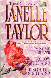 Cover of: Three complete novels by Janelle Taylor