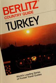 Cover of: Turkey by by the staff of Berlitz Guides.