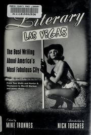 Cover of: Literary Las Vegas: the best writing about America's most fabulous city