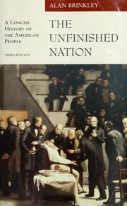 Cover of: The unfinished nation: a concise history of the American people