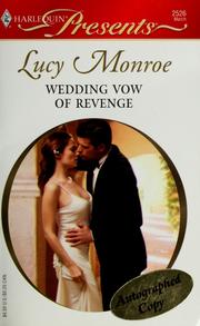 Cover of: Wedding Vow Of Revenge