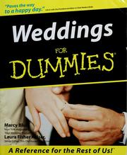 Cover of: Weddings for dummies by Marcy Blum