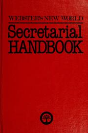 Cover of: Webster's New world secretarial handbook