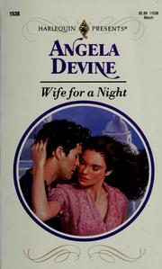 Cover of: Wife For A Night